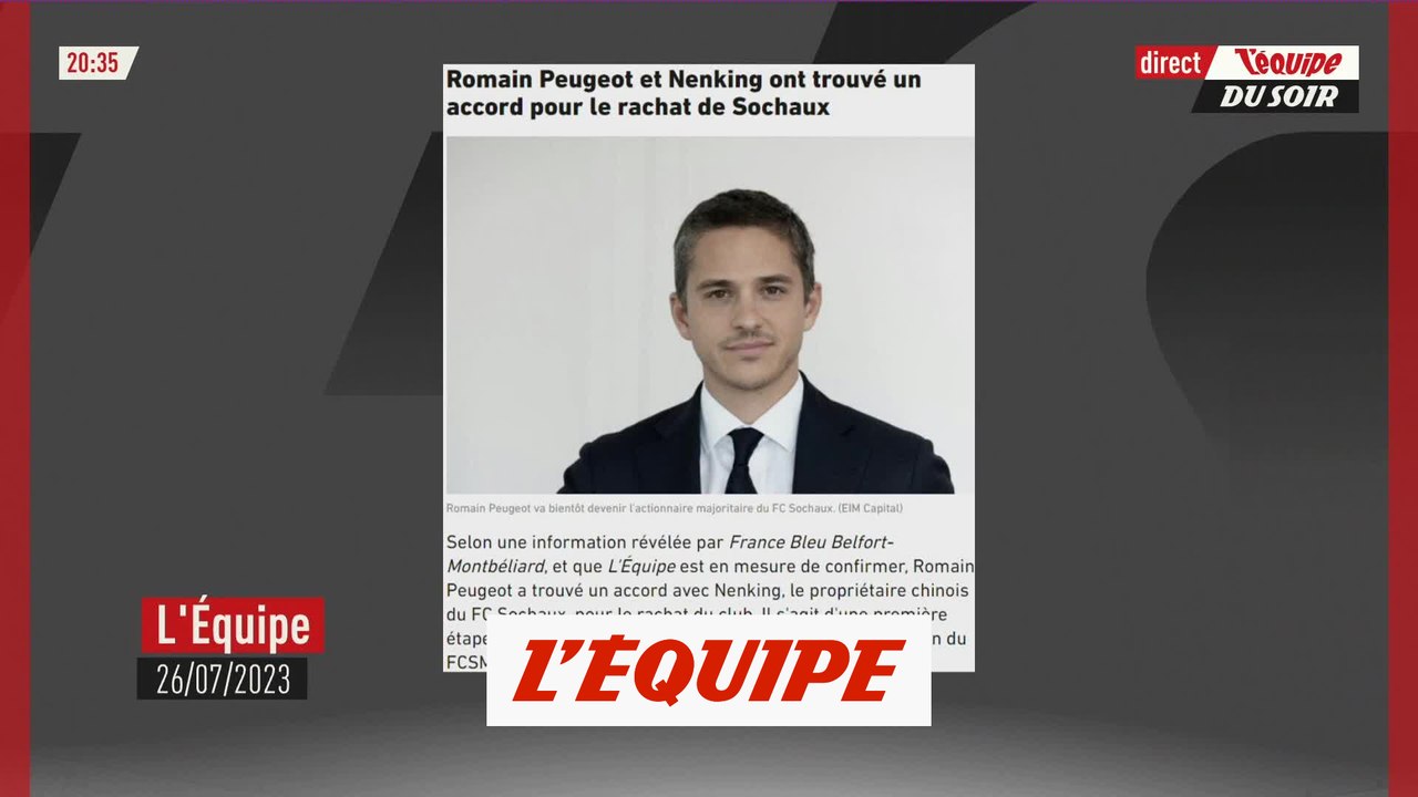 Romain Peugeot et Nenking ont trouvé un accord pour le rachat de Sochaux - Foot - L2