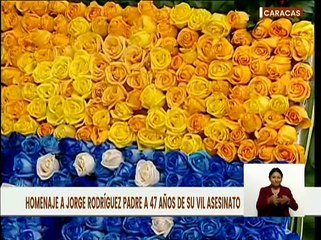 Realizan homenaje al líder estudiantil Jorge Antonio Rodríguez desde los espacios de la UCV