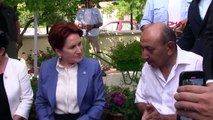 Meral Akşener, darbedilen İYİ Parti ilçe başkanını ziyaret etti