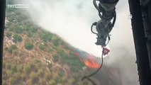İzmir Kınık'ta orman yangını