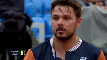 Umag - Wawrinka comme à ses plus belles heures
