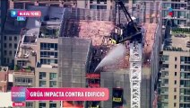 Grúa colapsa en Nueva York