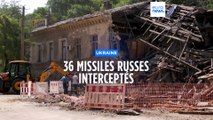 Nouvelle vague de bombardements russes : l'Ukraine dit avoir intercepté 36 missiles de croisière