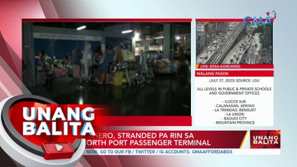 Ilang pasahero, stranded pa rin sa Manila North Port Passenger Terminal | UB
