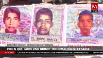 Padres de normalistas de Ayotzinapa piden que el gobierno brinden información al GIEI