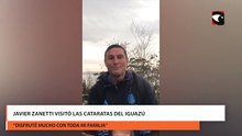 Javier Zanetti visitó las Cataratas del Iguazú