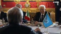Quirinale, Mattarella riceve il segretario generale dell'Onu Guterres