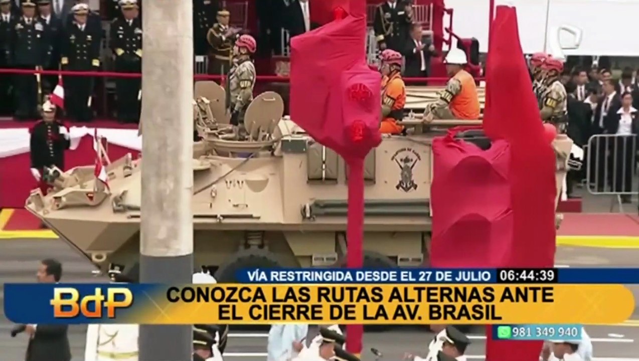Gran Parada Militar 2023: conozca las rutas alternas ante cierre de la av. Brasil por Fiestas Patrias