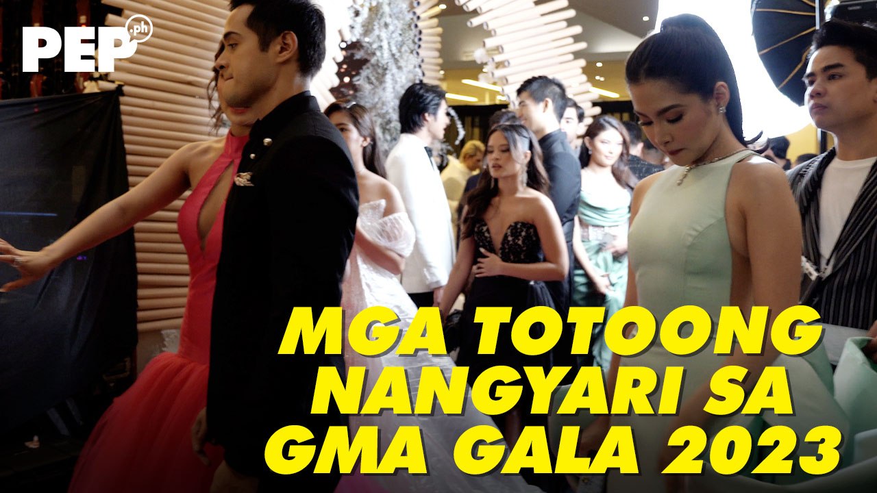 PEP TEAM BEHIND THE SCENES AT GMA GALA 2023 | P...