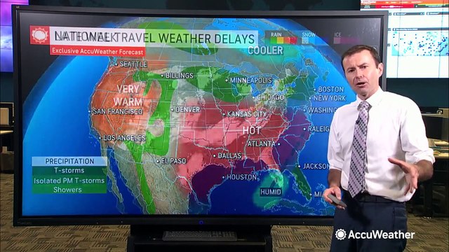 Summer storms could cause travel delays this Thursday
