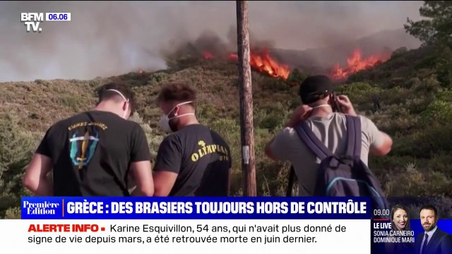 Incendies en Grèce: encore des nouveaux départs de feux