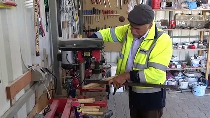 Hurda malzemelerle yapılan kamyonet saatte 110 km hıza ulaşıyor