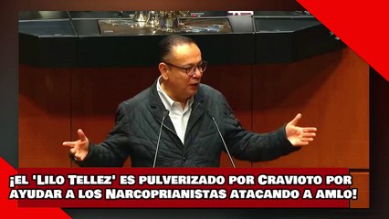 ¡VEAN! ¡el Lilo Tellez es pulverizado por Cravioto por ayudar a los Narcoprianistas atacando a AMLO!