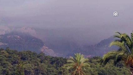 Kemer'de yangınında 4'üncü gün: 200 hektarlık alan kül oldu...