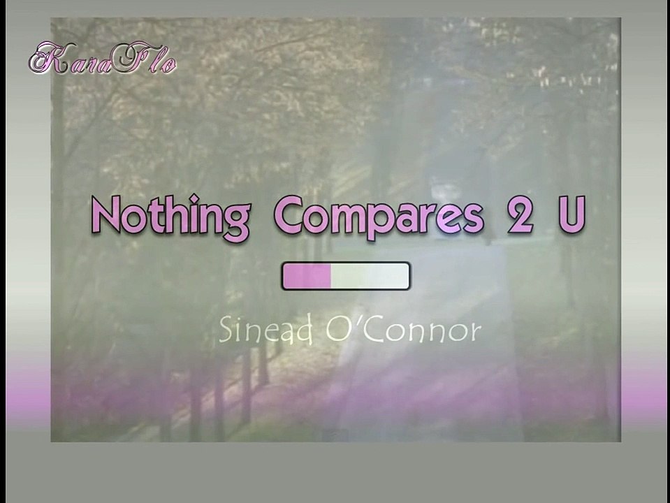 KARAOKE Sinéad O'Connor - Nothing Compares 2 U