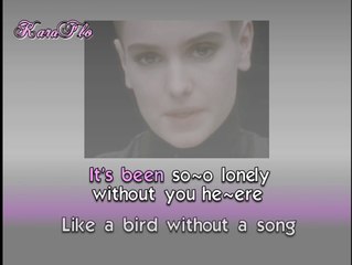 KARAOKE Sinéad O'Connor - Nothing Compares 2 U