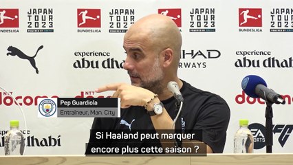 Guardiola : "Haaland veut devenir encore meilleur"