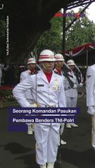 Viral! Komandan Pasukan Pingsan saat Upacara Perwira TNI-Polri