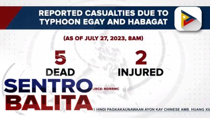 Apat patay, 5 sugatan sa Benguet dahil sa Bagyong #EgayPH