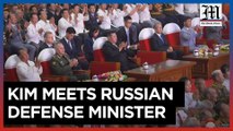 Kim Jong Un meets Russian defense minister for military cooperation