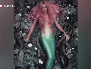 Shakira klip çekiminde fare ile karşılaştı, o anlar gündem oldu