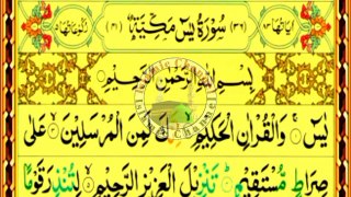 Surah Yasin full in Arabic Text __Surah Yaseen __Quik voice __Surat Yasin _surah yasin سورة یٰسین(360P)