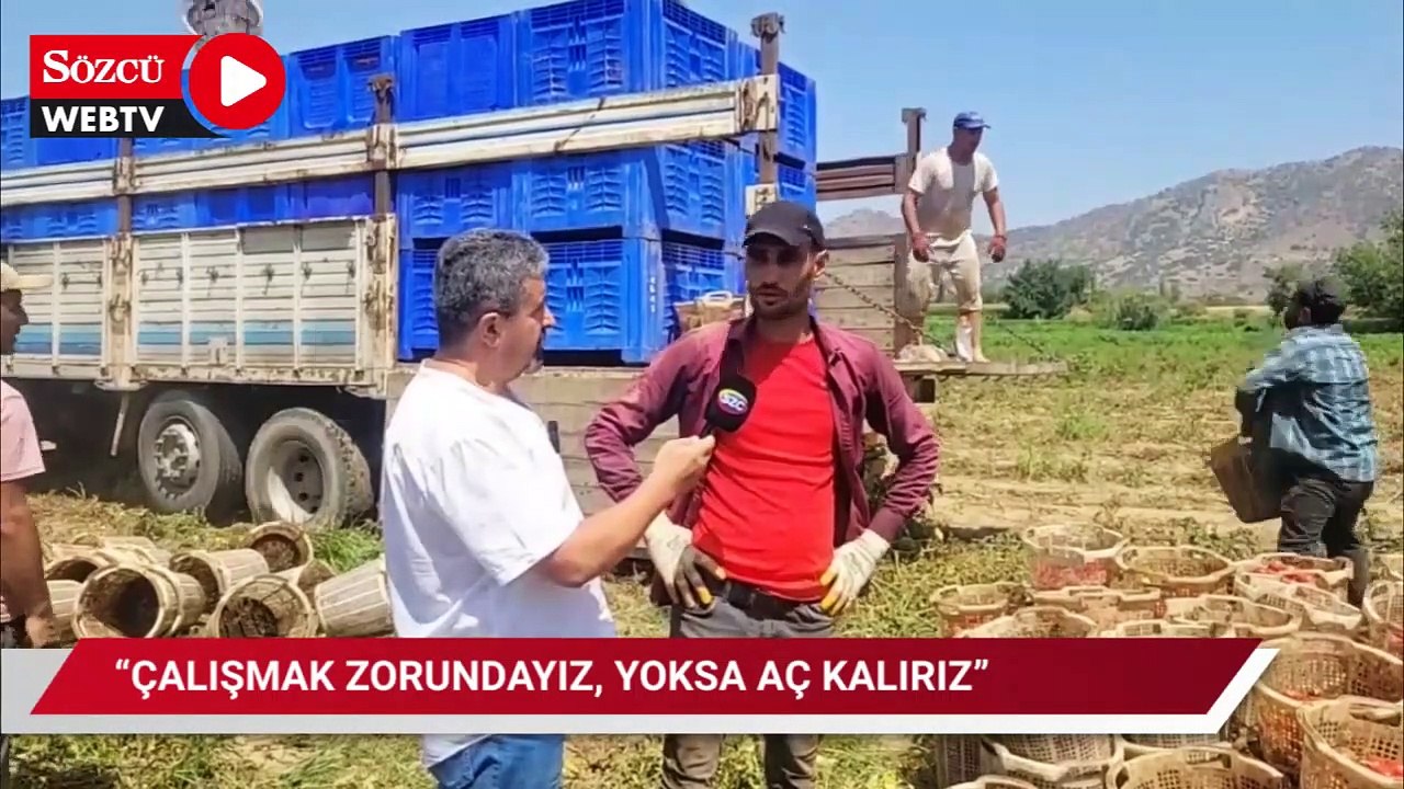 44 derece ölümüne çalışma:  Ekmek 7 lira, gözüme uyku girmiyor