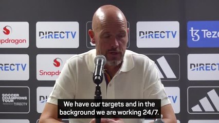 Man United working 24/7 to sign new striker - Ten Hag