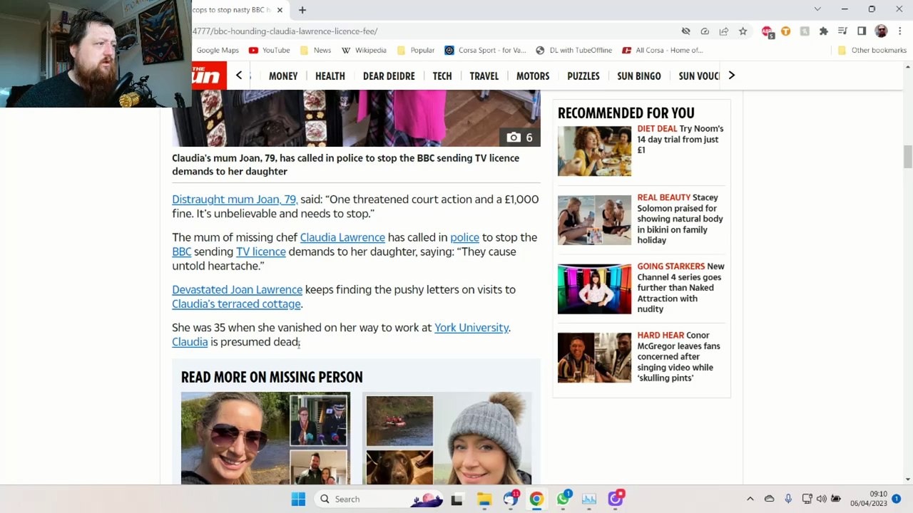 TV Licensing News #2 - Tv Licensing are even harassing Claudia Lawrence's Mum.