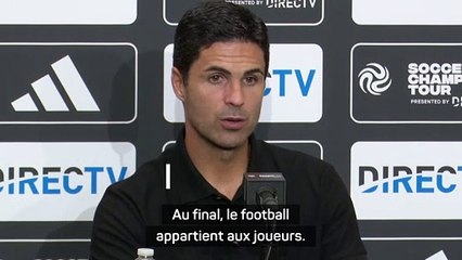 Arteta répond à Xavi, surpris de l'intensité des Gunners