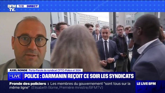 Fronde des policiers: Nous voulons un statut qui soit plus protecteur , indique Axel Ronde (CFTC-Police et SGA)