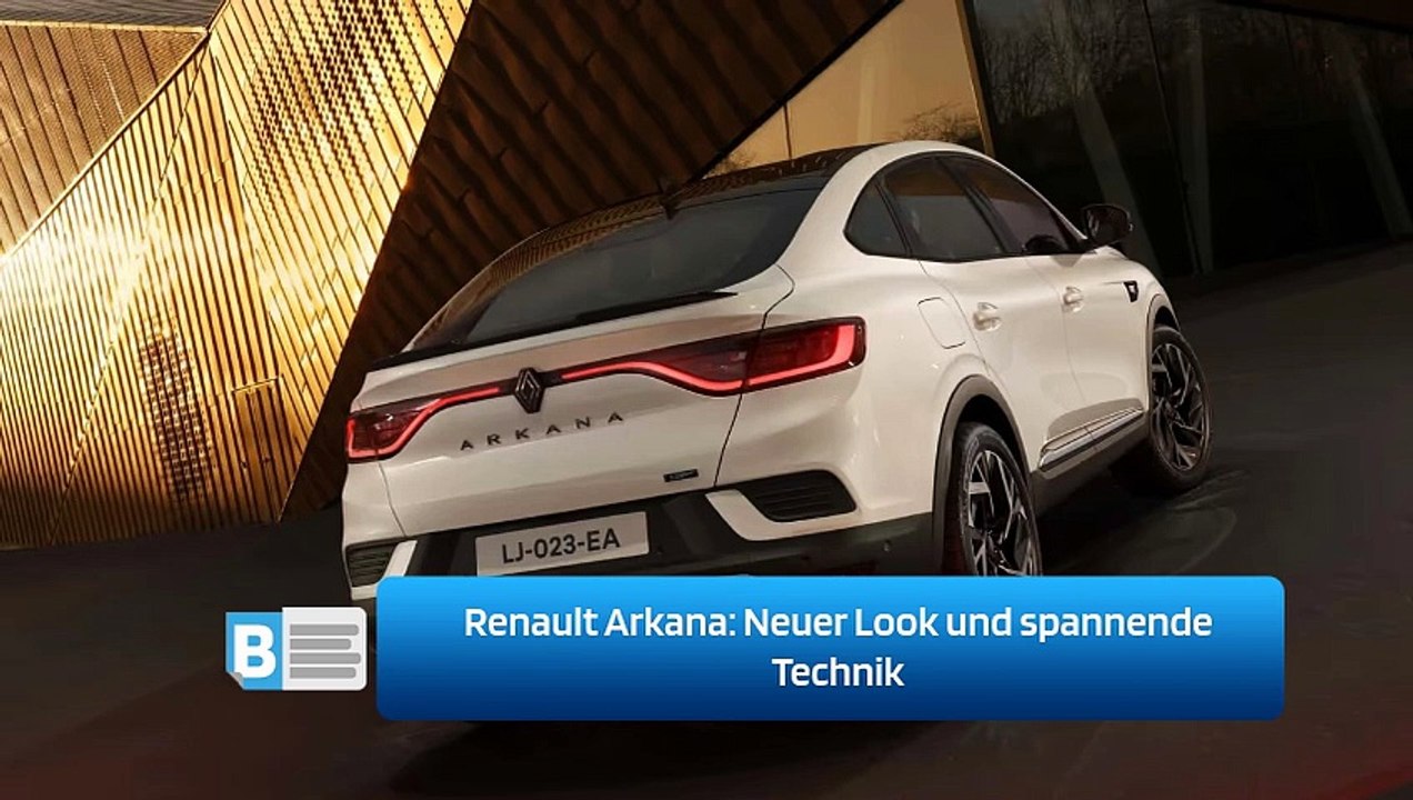 Renault Arkana: Neuer Look und spannende Technik