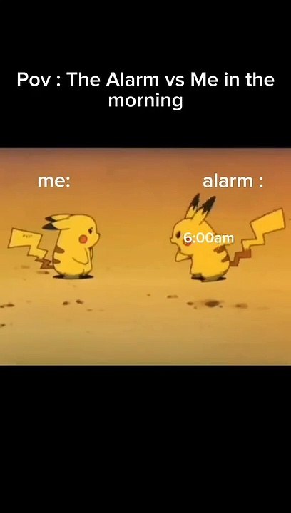 Fighting between Human vs Alarm