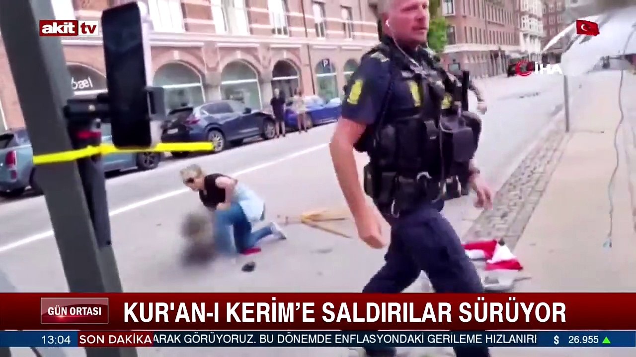 Kur'an-ı Kerim'i korumaya çalışan Hristiyan kadına polis saldırdı
