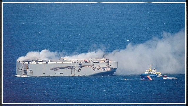 Brennender Frachter in der Nordsee: Sorge vor Umweltkatastrophe