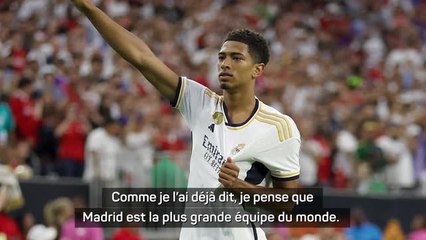 Real Madrid - Bellingham : "Je suis très heureux de mes débuts"