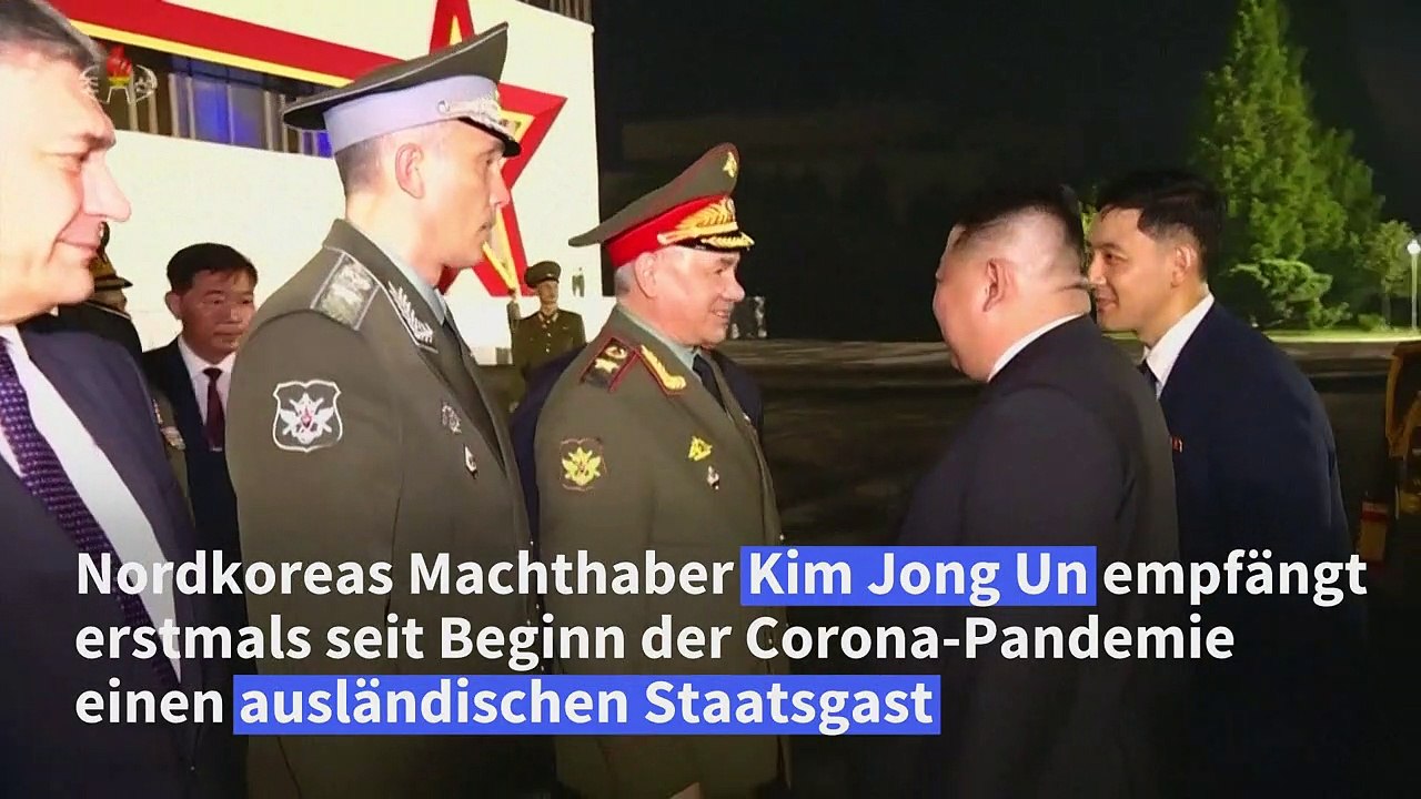 Nordkorea: kim jong un zeigt schoigu seine waffen