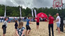 Dzień sportowy z Energą na plaży w Gdańsku