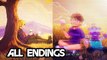 FNAF Security Breach Ruin DLC  ALL ENDINGS Secret Good Ending and Bad Ending 2023