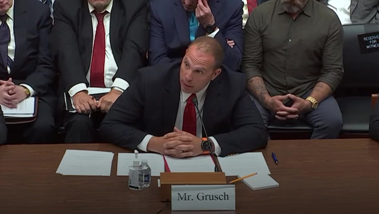 ‘Non-human’ biological material from UFO recovered, claims former US intelligence officer