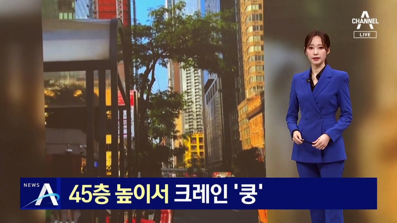 뉴욕서 45층 높이 대형 크레인 ‘쿵’…시민 4명 등 6명 부상