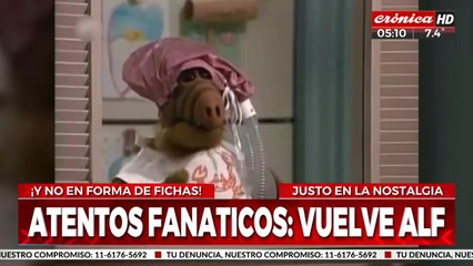 Vuelve la serie "ALF" a la televisión