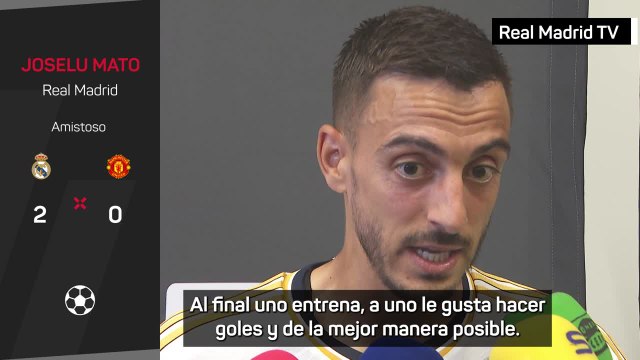 REAL MADRID 2 - MANCHESTER UNITED 0 | JOSELU habla tras su ESPECTACULAR CHILENA | DIARIO AS