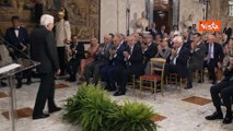 Cerimonia del Ventaglio al Quirinale, ecco l'omaggio della stampa parlamentare a Mattarella