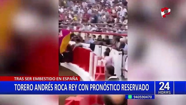 Andrés Roca Rey: Torero peruano con pronóstico reservado tras ser corneado por toros