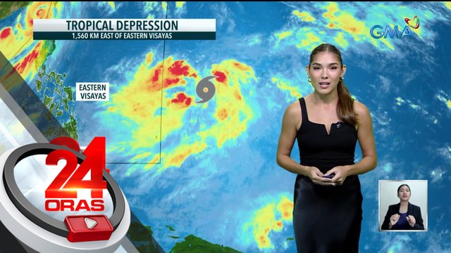 Patuloy na lumalayo sa PAR ang Bagyong Egay; posibleng pumasok ang bagyo sa labas ng PAR sa weekend at tatawaging Bagyong Falcon — PAGASA | 24 Oras