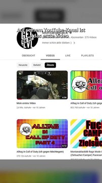 MontanaBlack gehört zu den bekanntesten Streamern Deutschlands - Das war sein aller erstes Video