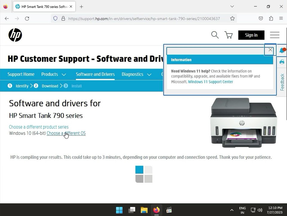How to install Driver HP Smart Tank 790 All-in-One Printer in windows 10 or 11