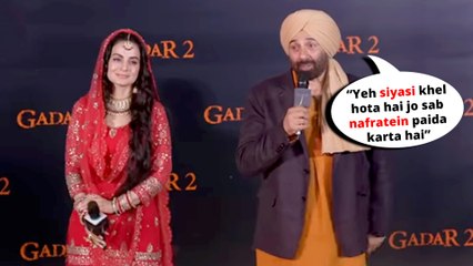 Sunny Deol Blames 'Political Game' For Hatred Between India And Pakistan And Says, There Is Love On Both Sides