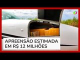 Caças da Força Aérea Brasileira interceptam avião com 400 kg de cocaína